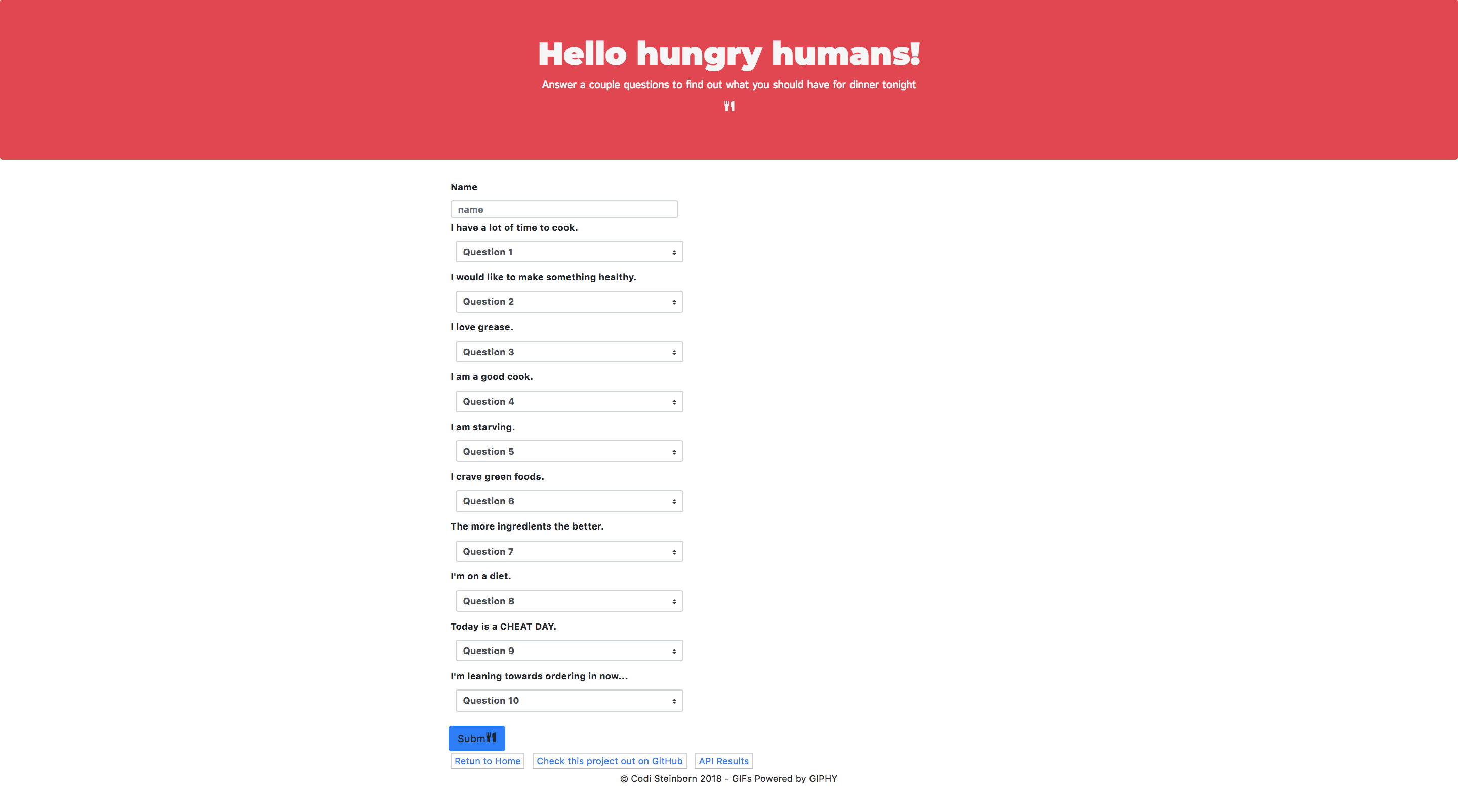 Quiz Page